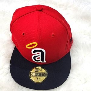 New Era 59Fifty California Angels Fitted Cap Size 7 3/4